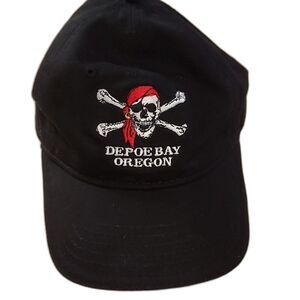 Pirate baseball cap black